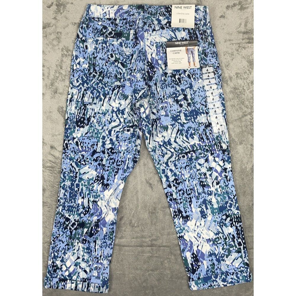 NINE WEST Women's Crop Jeans Chrystie Capri's‎ Size 4 (Small) $59 New NWT